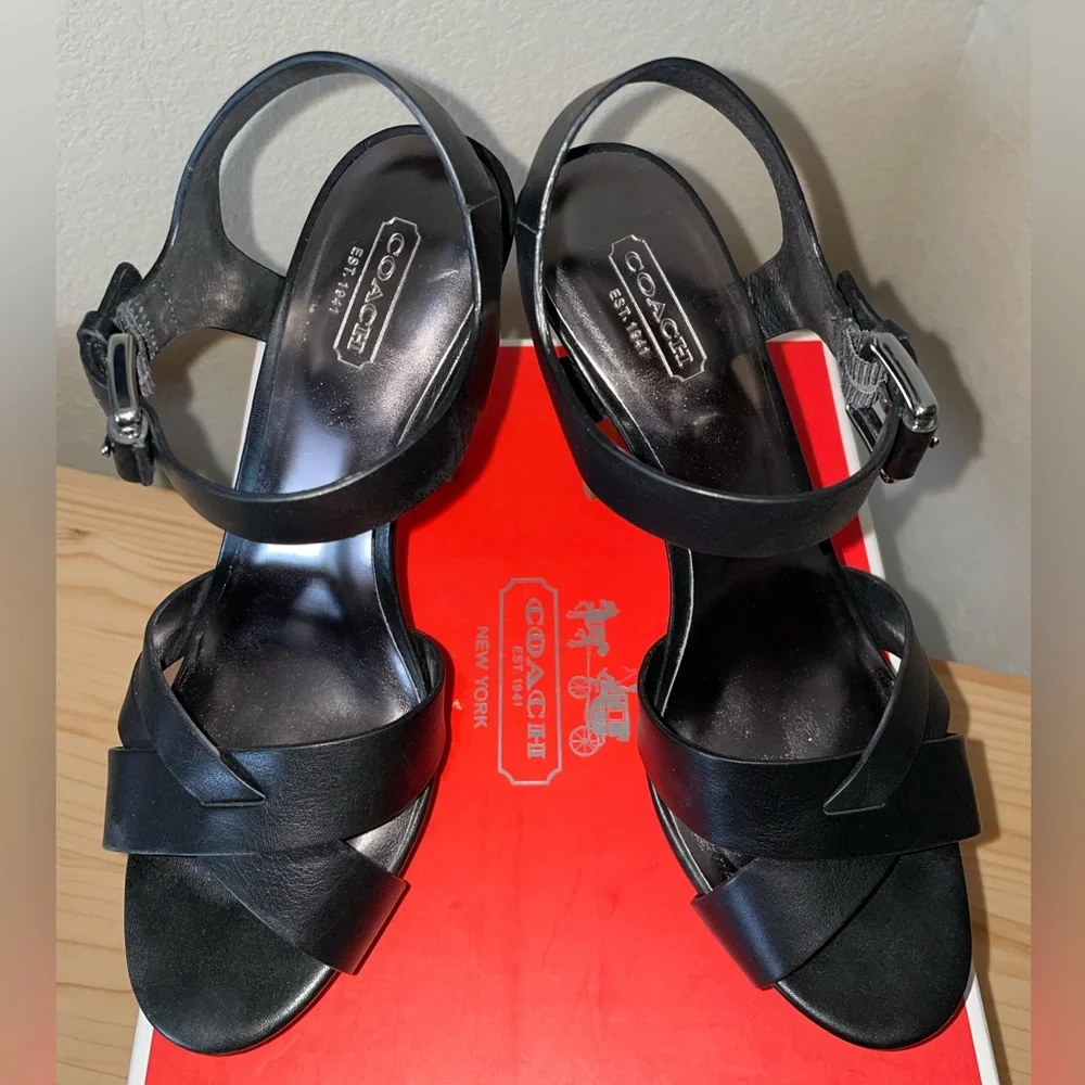 COACH Black Heels - Picture 3 of 13